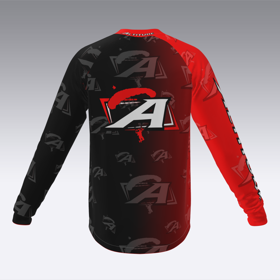 New!!!! Red and Black fade jersey