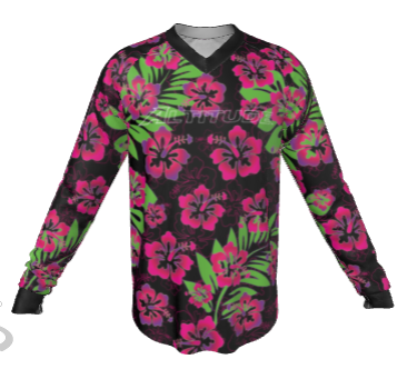 NEW!!! Pink& Purple Hibiscus jersey