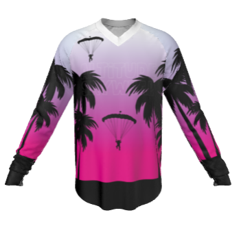 NEW!!! Pink sunset high pull jersey