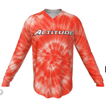 NEW!!!! Red&White Tie-dye jersey