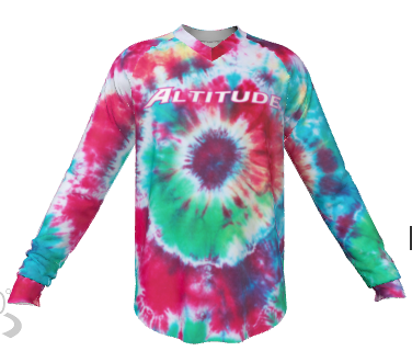 NEW!!!! Pink and green Tie-Dye Jersey