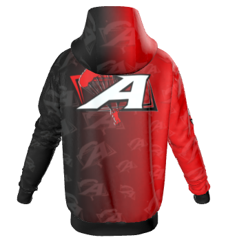 NEW!!! Red&Black fade Hoodie