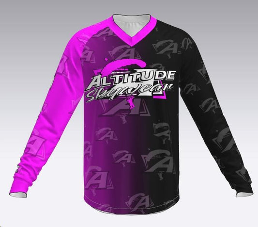 NEW !!!! Pink and Black fade jersey